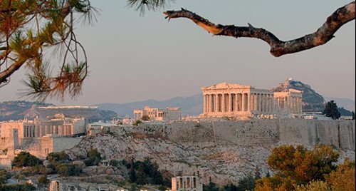 Athenes tempel på Akropolis